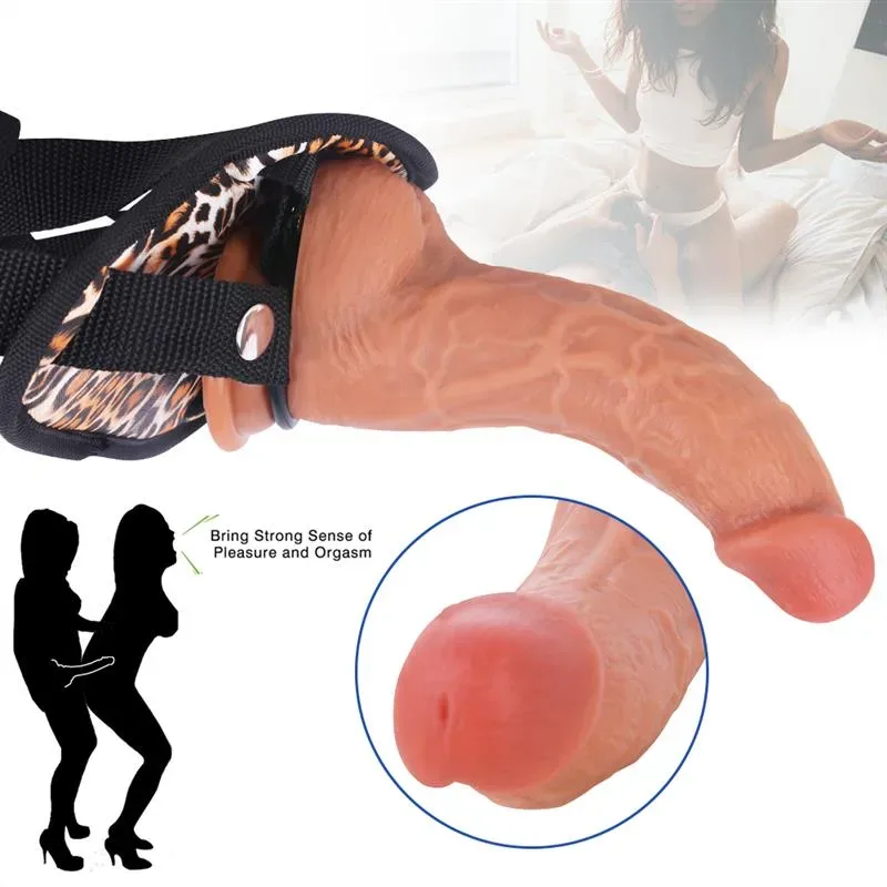 7.5 IN Life Like Silicone Dildo Strap On Harness Set 4 7.5 IN Life Like Silicone Dildo Strap On Harness Set 4