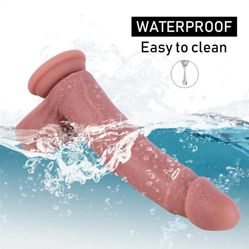 8.5 IN Soft Silicone Dildo Strap On Harness Set 8 8.5 IN Soft Silicone Dildo Strap On Harness Set 8