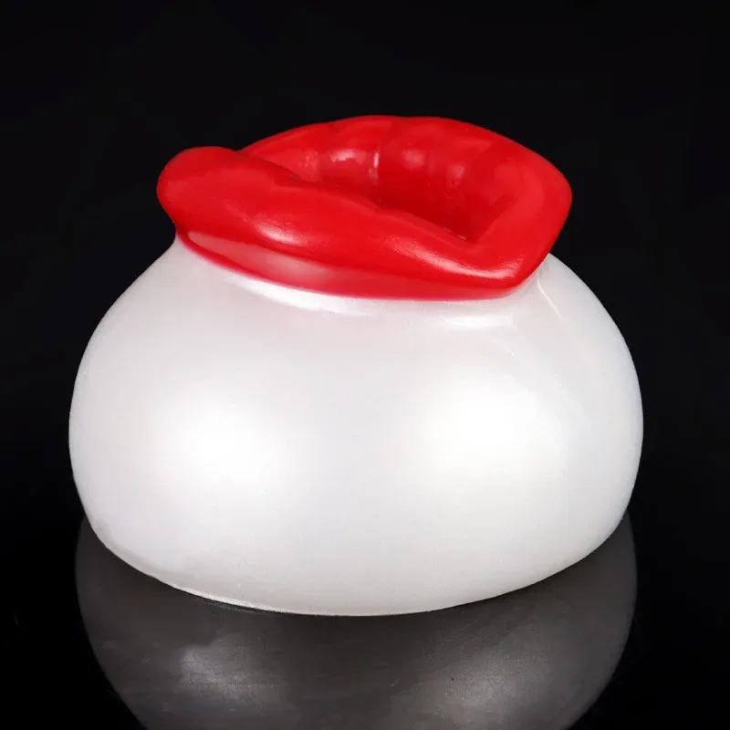 Soft Silicone Mouth Shaped Glans Trainer Men Masturbrator 4 Soft Silicone Mouth Shaped Glans Trainer Men Masturbrator 4