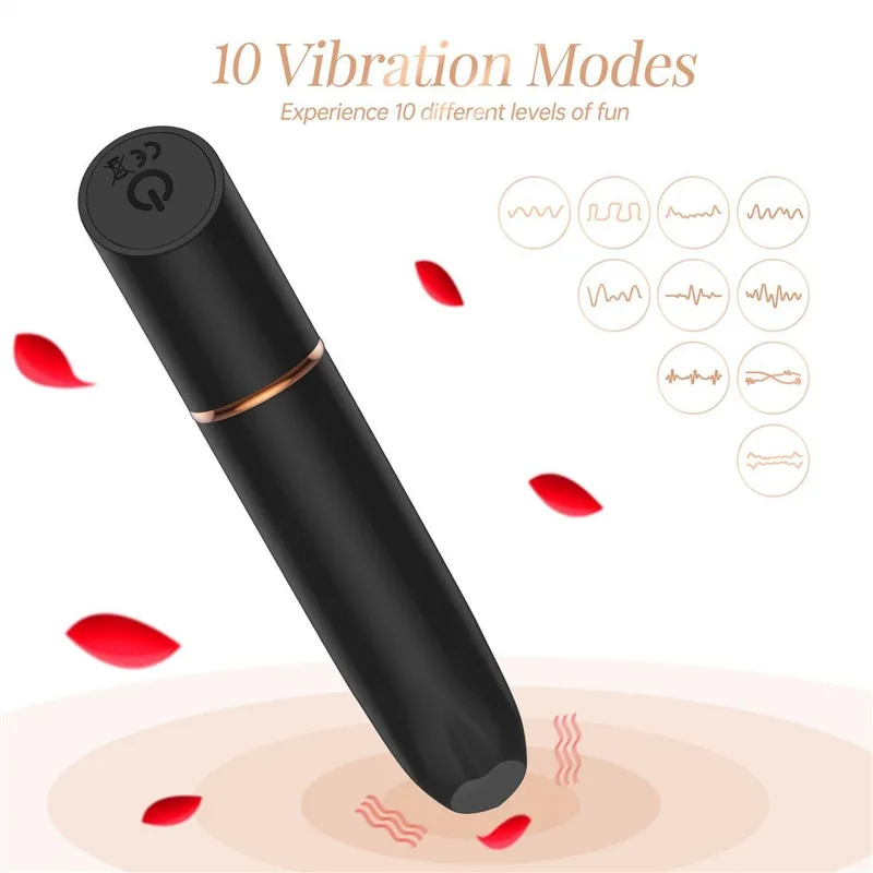 USB Charging 10 Powerful Vibration Bullet Vibrator 1 USB Charging 10 Powerful Vibration Bullet Vibrator 1