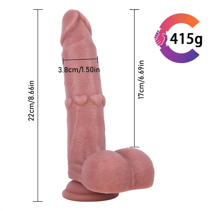 8.5 IN Soft Silicone Dildo Strap On Harness Set 2 8.5 IN Soft Silicone Dildo Strap On Harness Set 2