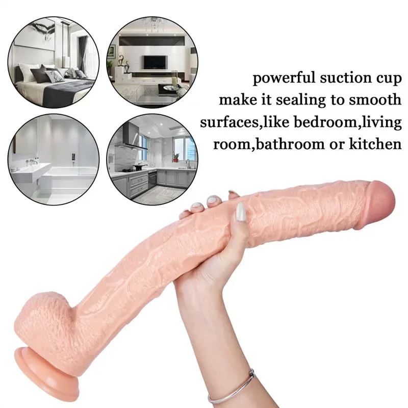 17 IN Extra Long PVC Dildo Strap On Set 7 17 IN Extra Long PVC Dildo Strap On Set 7