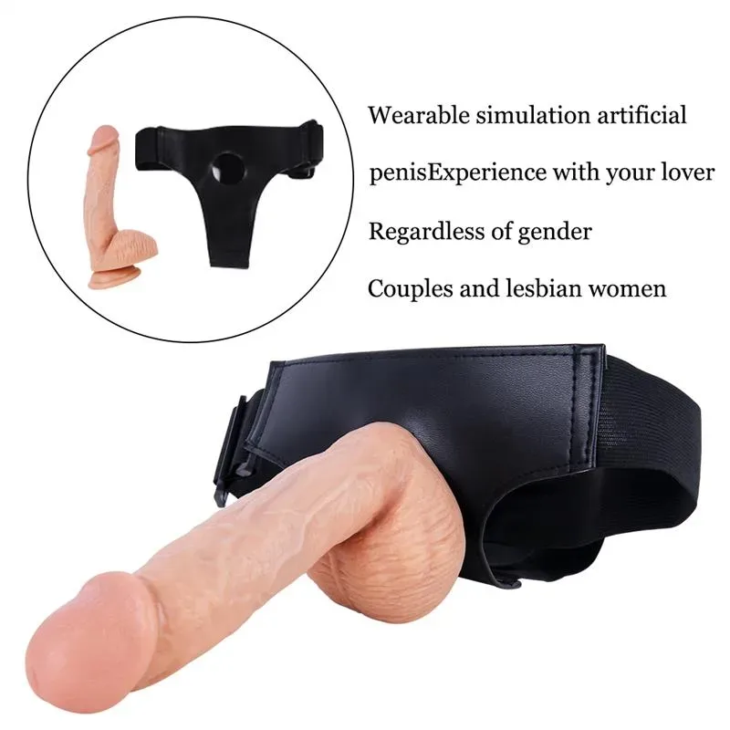 7.5 IN Real Skin Feel Dildo Strap On Kits 3 7.5 IN Real Skin Feel Dildo Strap On Kits 3