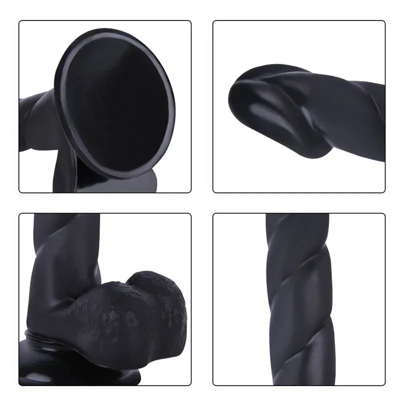 12 IN Long Slim Dildo Unisex Strap-On Harness Kit 6 12 IN Long Slim Dildo Unisex Strap-On Harness Kit 6