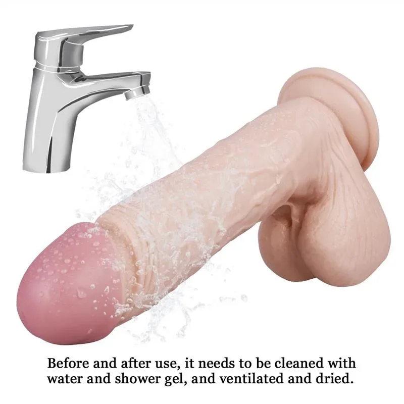 10 IN Girth Realistic PVC Suction Cup Dildo 6 10 IN Girth Realistic PVC Suction Cup Dildo 6