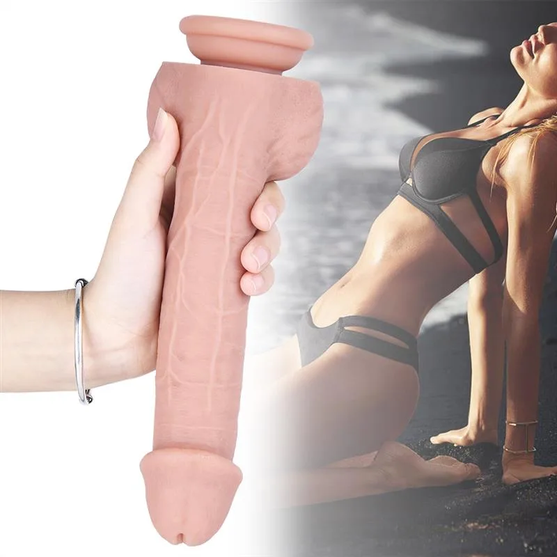 9.5 IN Real Looking Dildo Strap On Harness Set 4 9.5 IN Real Looking Dildo Strap On Harness Set 4