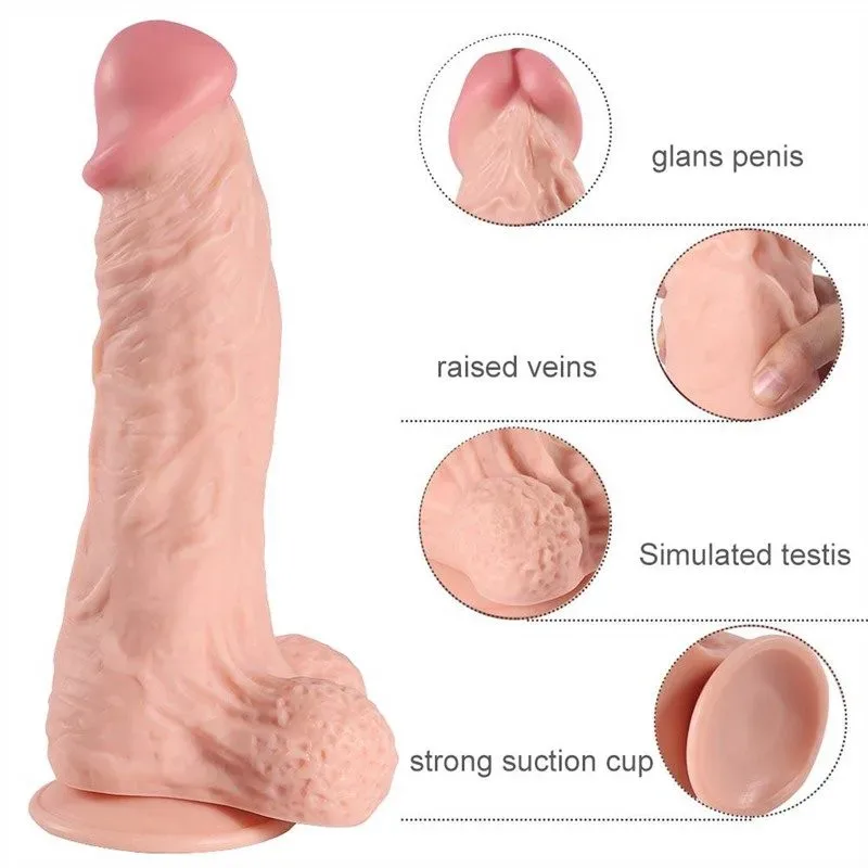 12 IN Long Thickness PVC Dildo with Raised Veins 2 12 IN Long Thickness PVC Dildo with Raised Veins 2
