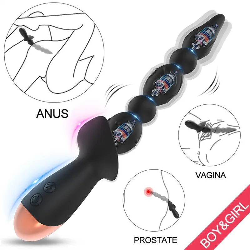 10 Vibration Anal Beads Vibrator for Men and Women 7 10 Vibration Anal Beads Vibrator for Men and Women 7