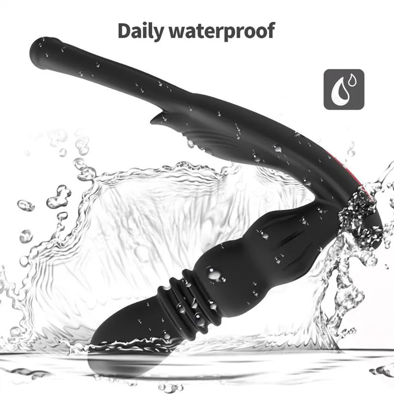 Remote Control Thrusting Prostate Vibrator Anal Plug 4 Remote Control Thrusting Prostate Vibrator Anal Plug 4