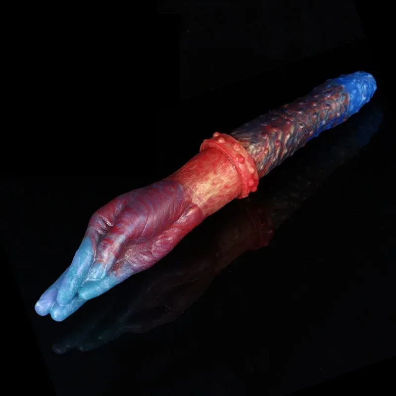 13.5 IN Fantasy Big Double Sided Hand Dildo 2 13.5 IN Fantasy Big Double Sided Hand Dildo 2