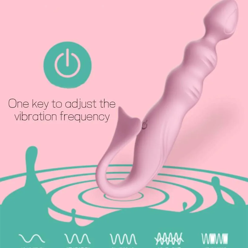 10 Vibration Mermaid Vibrating Anal Beads 5 10 Vibration Mermaid Vibrating Anal Beads 5