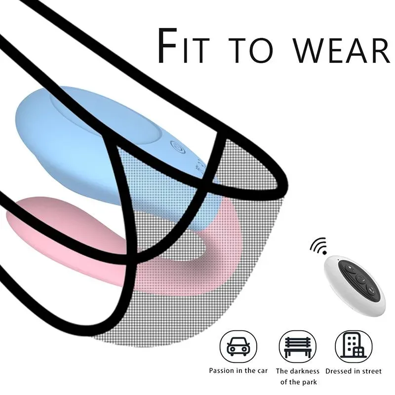 Remote Control U-Shape Wearable Invisible Panty Vibrator 5 Remote Control U-Shape Wearable Invisible Panty Vibrator 5