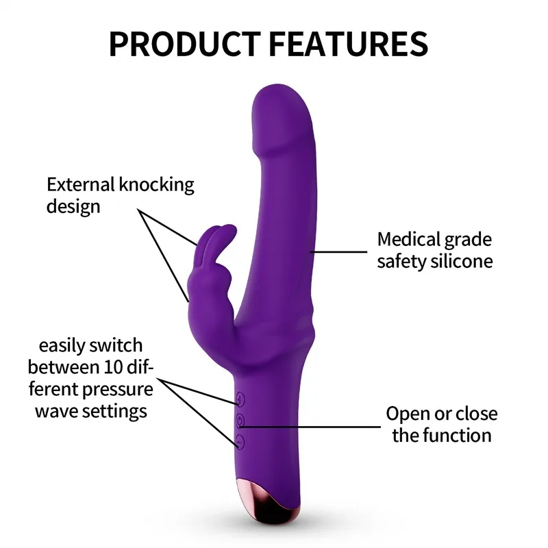 10 Powerful Vibration Silicone Rabbit Vibrator 1 10 Powerful Vibration Silicone Rabbit Vibrator 1