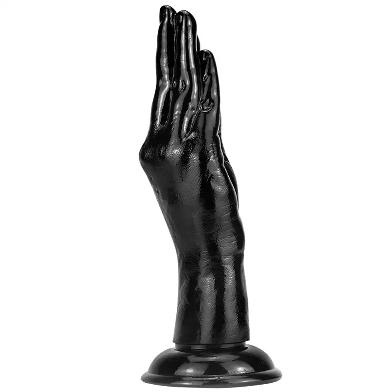 8.5 IN Black Fisting PVC Dildo Palm Butt Plug 2 8.5 IN Black Fisting PVC Dildo Palm Butt Plug 2
