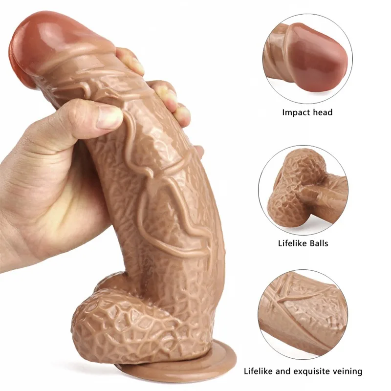 11 IN Large Fat Big Head PVC Dildo 2 11 IN Large Fat Big Head PVC Dildo 2