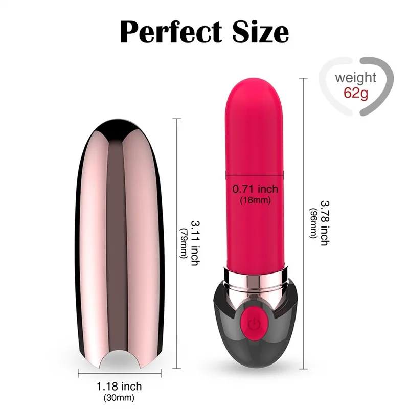Portable 10 Strong Vibration Lipstick Vibrator 2 Portable 10 Strong Vibration Lipstick Vibrator 2