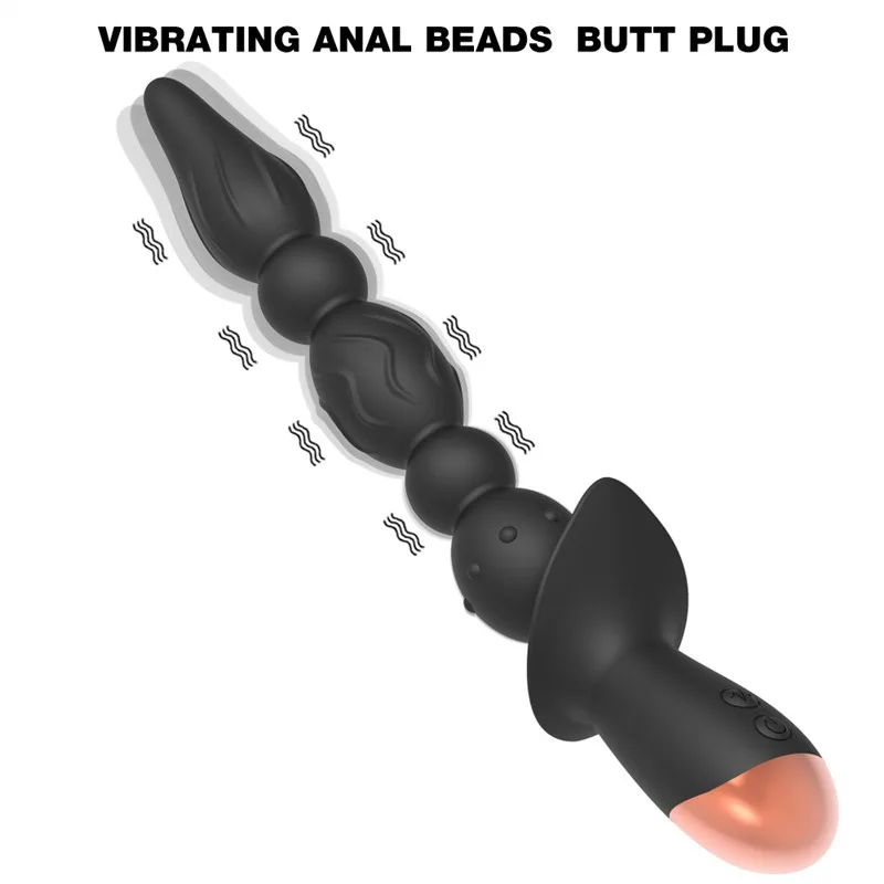 10 Vibration Anal Beads Vibrator for Men and Women 1 10 Vibration Anal Beads Vibrator for Men and Women 1