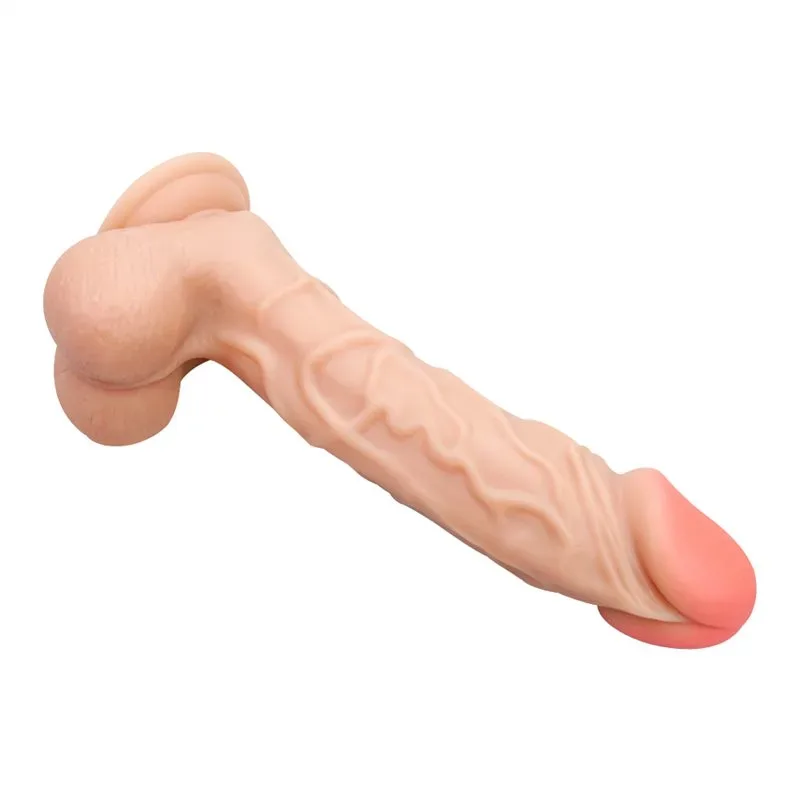 9.5 IN Long Realistic Veining PVC Dildo 6 9.5 IN Long Realistic Veining PVC Dildo 6