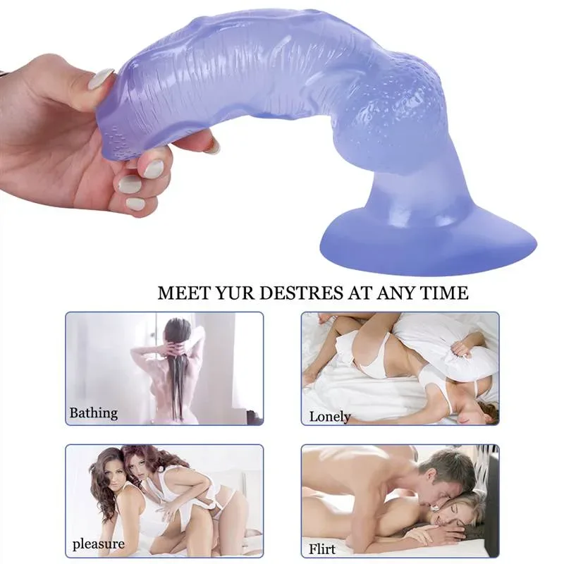 8 IN Dog Knot Dildo Deluxe Glitter Strap-On Harness Kit 9 8 IN Dog Knot Dildo Deluxe Glitter Strap-On Harness Kit 9