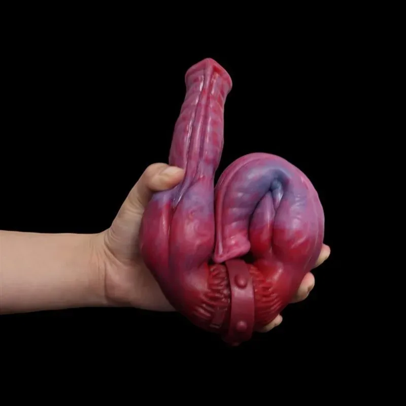 14 IN Silicone Double Ended Dog Knot Dildo 5 14 IN Silicone Double Ended Dog Knot Dildo 5