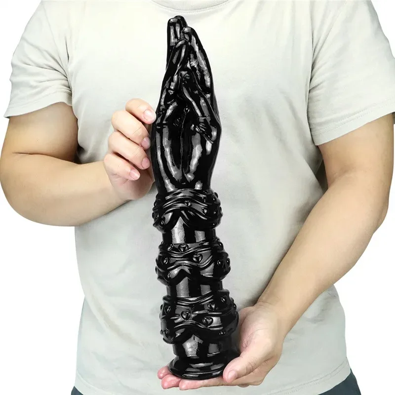 14 IN Huge Black Hand Dildo PVC Palm Anal Plug 2 14 IN Huge Black Hand Dildo PVC Palm Anal Plug 2