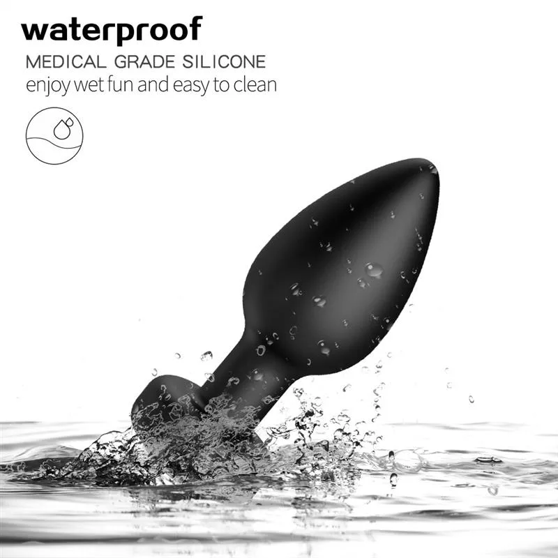 10 Vibration Remote Control Tapered Anal Plug 3 10 Vibration Remote Control Tapered Anal Plug 3