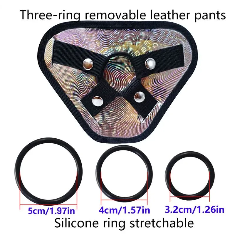 8 IN Dog Knot Dildo Deluxe Glitter Strap-On Harness Kit 3 8 IN Dog Knot Dildo Deluxe Glitter Strap-On Harness Kit 3