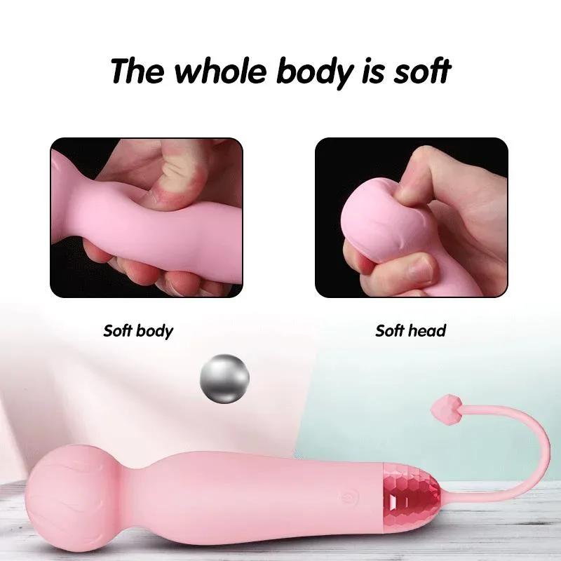 Cordless 10 Vibration Pink Magic Wand Massager 4 Cordless 10 Vibration Pink Magic Wand Massager 4