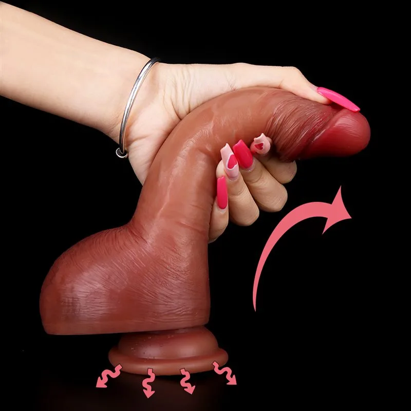 8 IN Soft Real Skin Feel Ejaculating Dildo 6 8 IN Soft Real Skin Feel Ejaculating Dildo 6