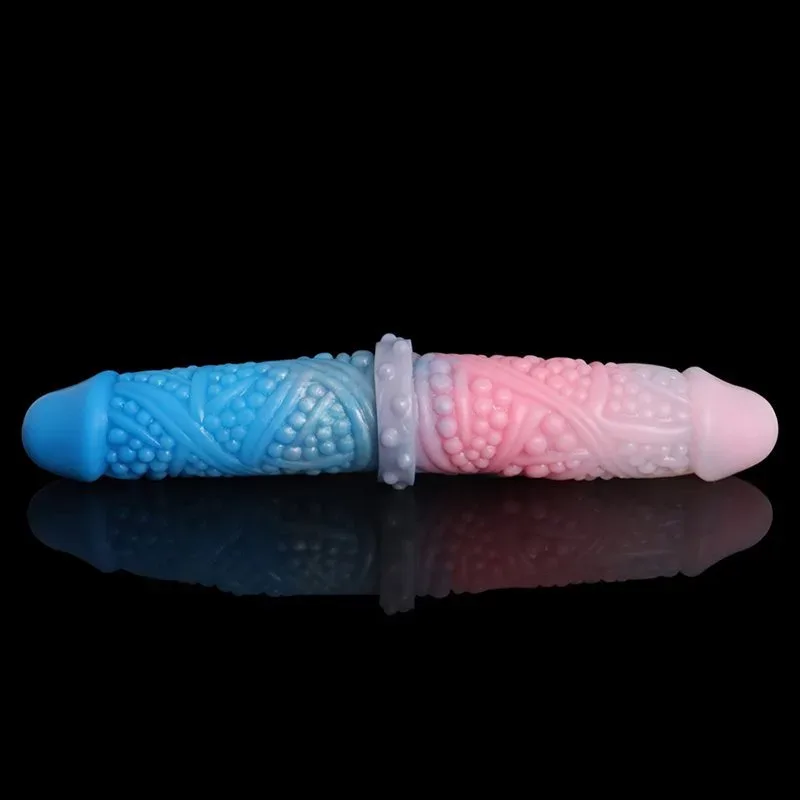 10.5 IN Flexible Beaded Double Penetration Dildo 3 10.5 IN Flexible Beaded Double Penetration Dildo 3