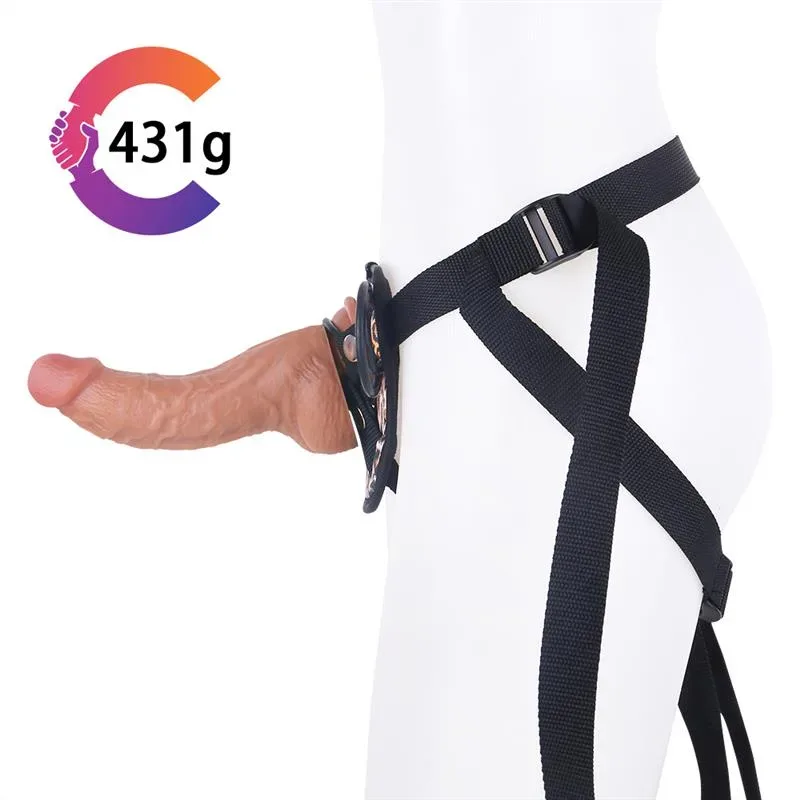 7.5 IN Life Like Silicone Dildo Strap On Harness Set 1 7.5 IN Life Like Silicone Dildo Strap On Harness Set 1