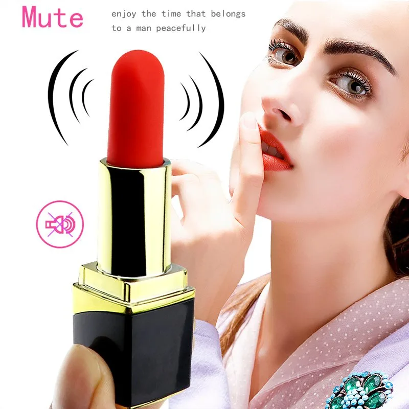 USB Charging 10 Vibration Lipstick Vibrator 4 USB Charging 10 Vibration Lipstick Vibrator 4