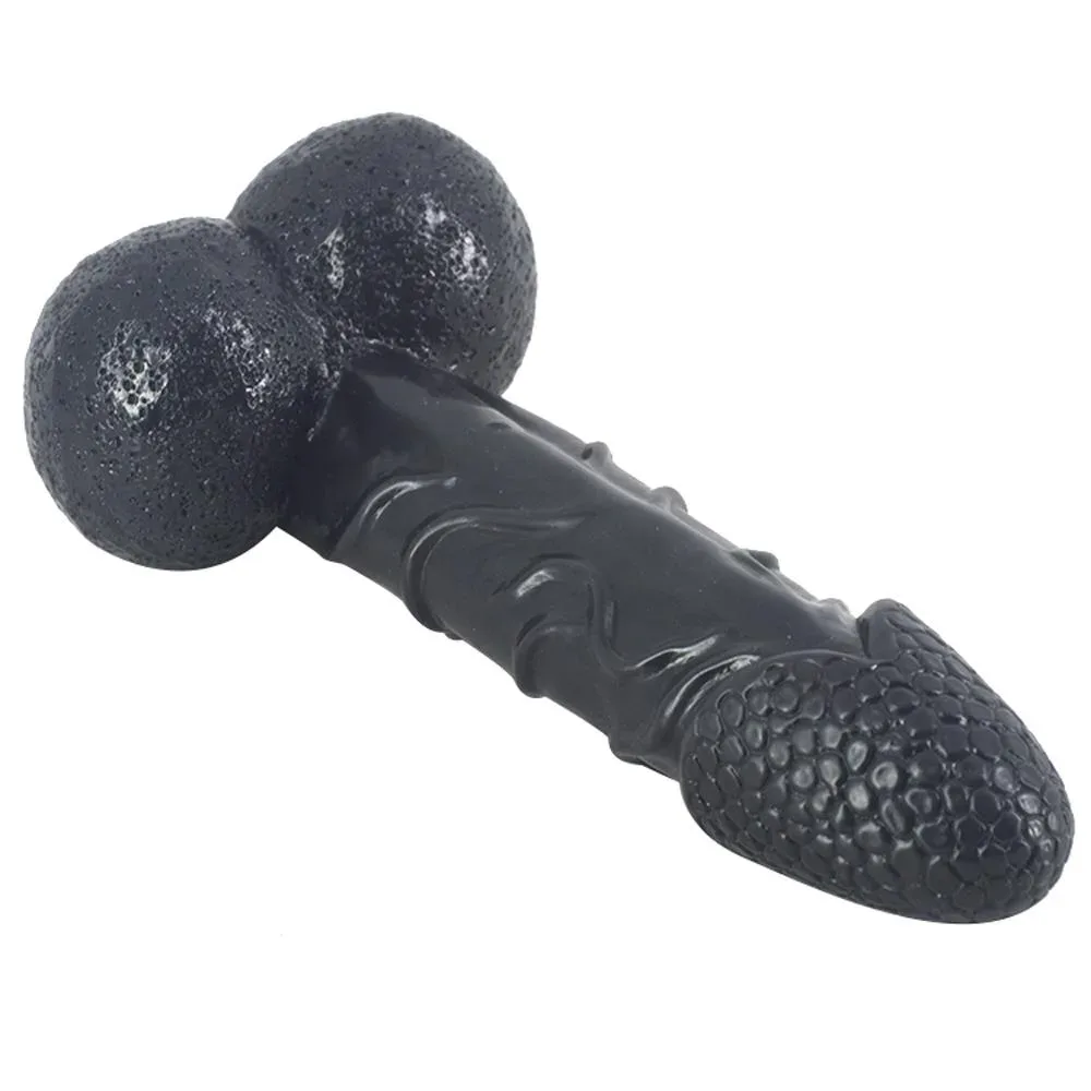 10 IN Exotic PVC Dildo Long Black Alien Cock 5 10 IN Exotic PVC Dildo Long Black Alien Cock 5