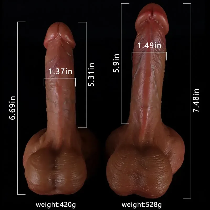 6.5/7.5 IN Big Suction Cup Super Soft Silicone Realistic Dildo 1 6.5/7.5 IN Big Suction Cup Super Soft Silicone Realistic Dildo 1