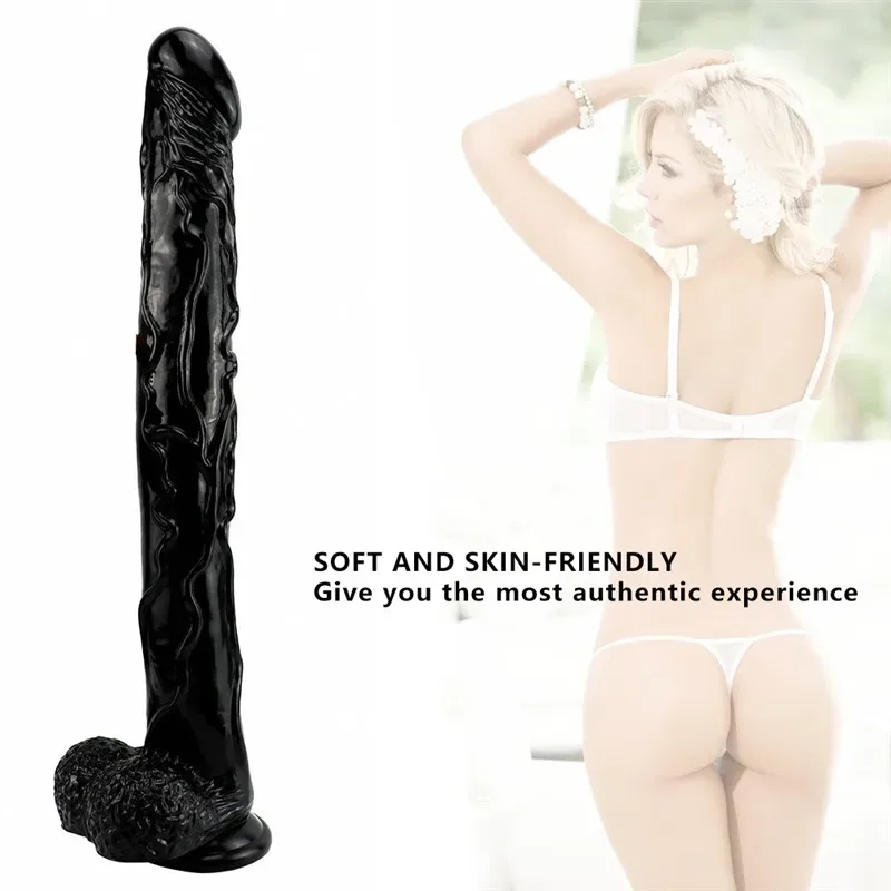 17 IN Extra-Long Slim Suction Cup PVC Dildo 2 17 IN Extra-Long Slim Suction Cup PVC Dildo 2