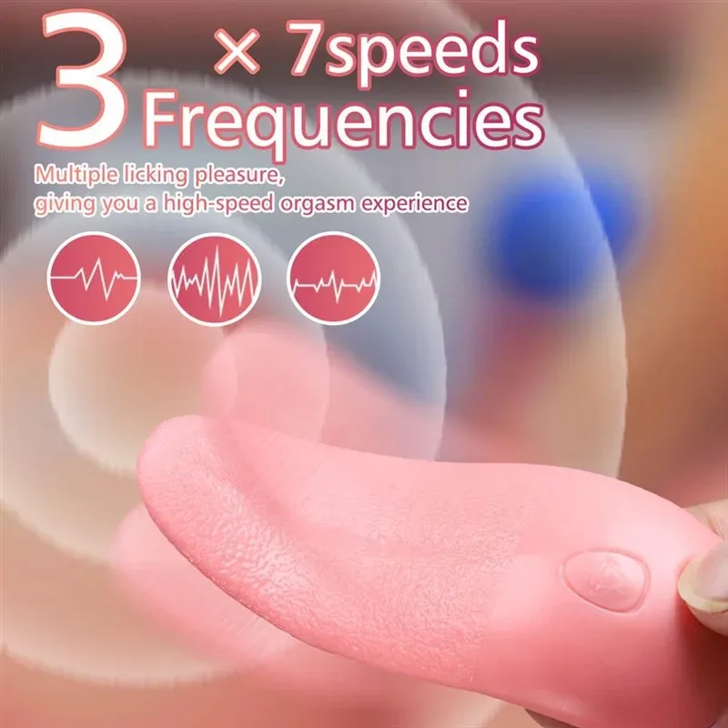 10 Vibration Realistic Heating Tongue Vibrator 2 10 Vibration Realistic Heating Tongue Vibrator 2