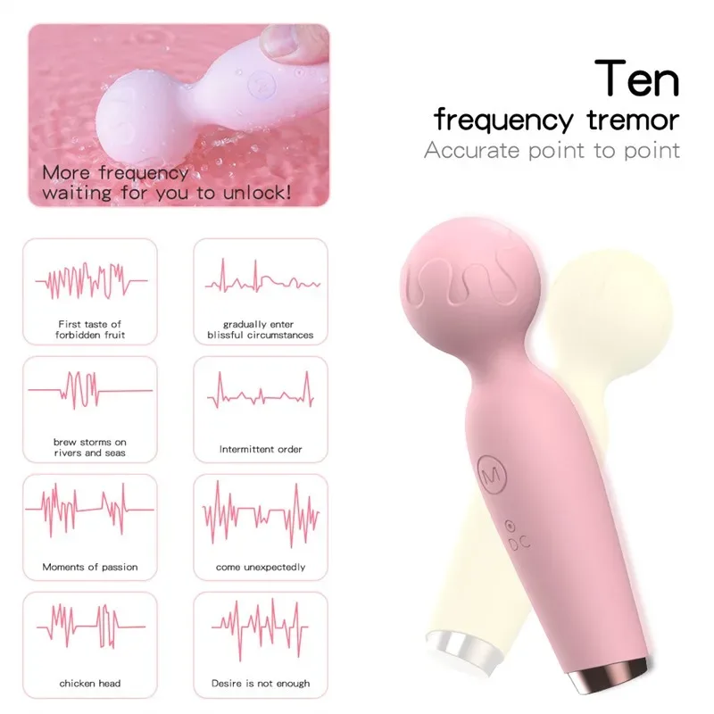 Cordless 10 Vibration Pink Mini Magic Wand Massager 3 Cordless 10 Vibration Pink Mini Magic Wand Massager 3