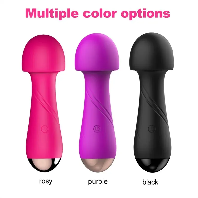 12 Vibration Mushroom Head Mini Personal Wand Vibrator 7 12 Vibration Mushroom Head Mini Personal Wand Vibrator 7