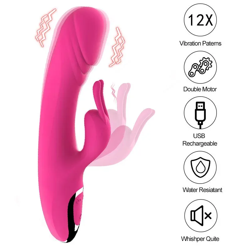 Ultra-soft Silicone Rabbit Vibrator G-spot Stimulation 1 Ultra-soft Silicone Rabbit Vibrator G-spot Stimulation 1