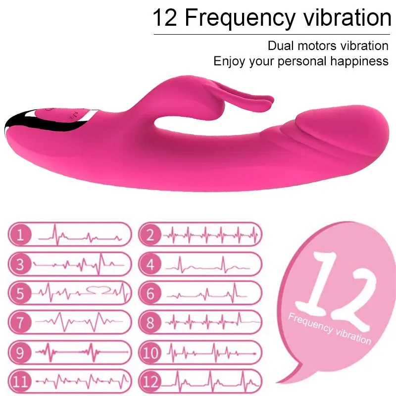 Ultra-soft Silicone Rabbit Vibrator G-spot Stimulation 2 Ultra-soft Silicone Rabbit Vibrator G-spot Stimulation 2
