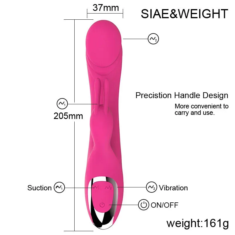 Ultra-soft Silicone Rabbit Vibrator G-spot Stimulation 3 Ultra-soft Silicone Rabbit Vibrator G-spot Stimulation 3