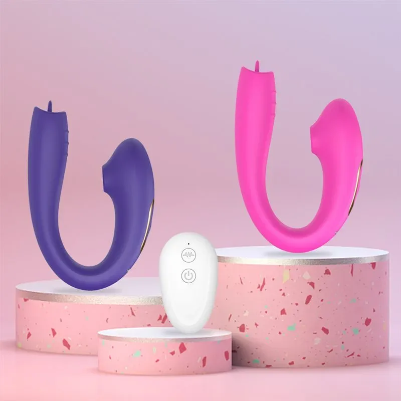 Wearable Sucking and Licking Vibrator with Remote Control 7 Wearable Sucking and Licking Vibrator with Remote Control 7