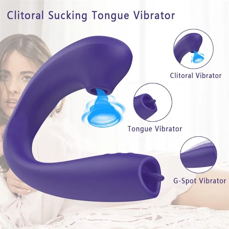 Wearable Sucking and Licking Vibrator with Remote Control 1 Wearable Sucking and Licking Vibrator with Remote Control 1