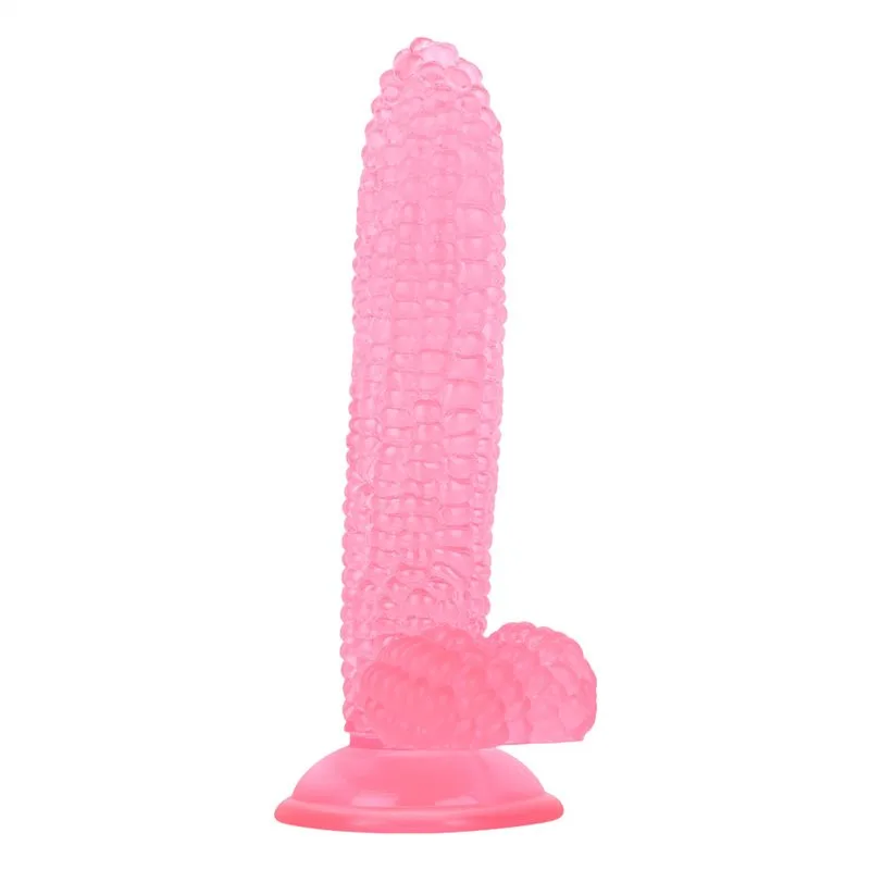 7.5 IN Suction Cup PVC Corn Dildo 3 7.5 IN Suction Cup PVC Corn Dildo 3