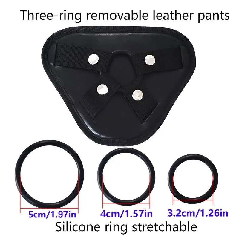 6.5 IN Short Slim Dildo Beginner Unisex Strap-On Harness Kit 3 6.5 IN Short Slim Dildo Beginner Unisex Strap-On Harness Kit 3