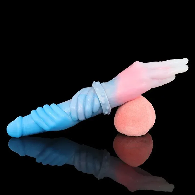 13 IN Colored Double Fisting Dildo Magic Hand Cock 3 13 IN Colored Double Fisting Dildo Magic Hand Cock 3