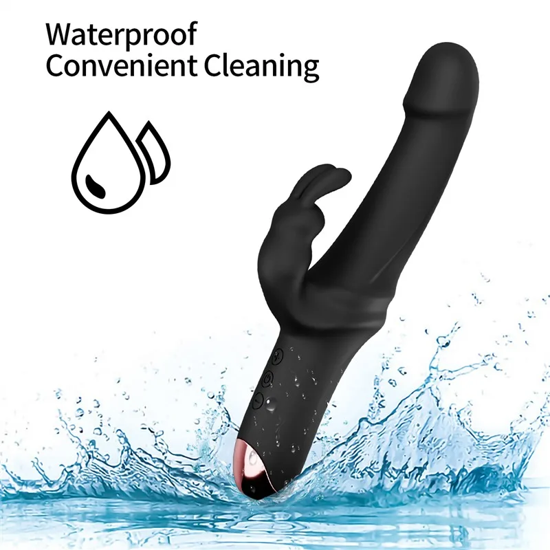 10 Powerful Vibration Silicone Rabbit Vibrator 5 10 Powerful Vibration Silicone Rabbit Vibrator 5