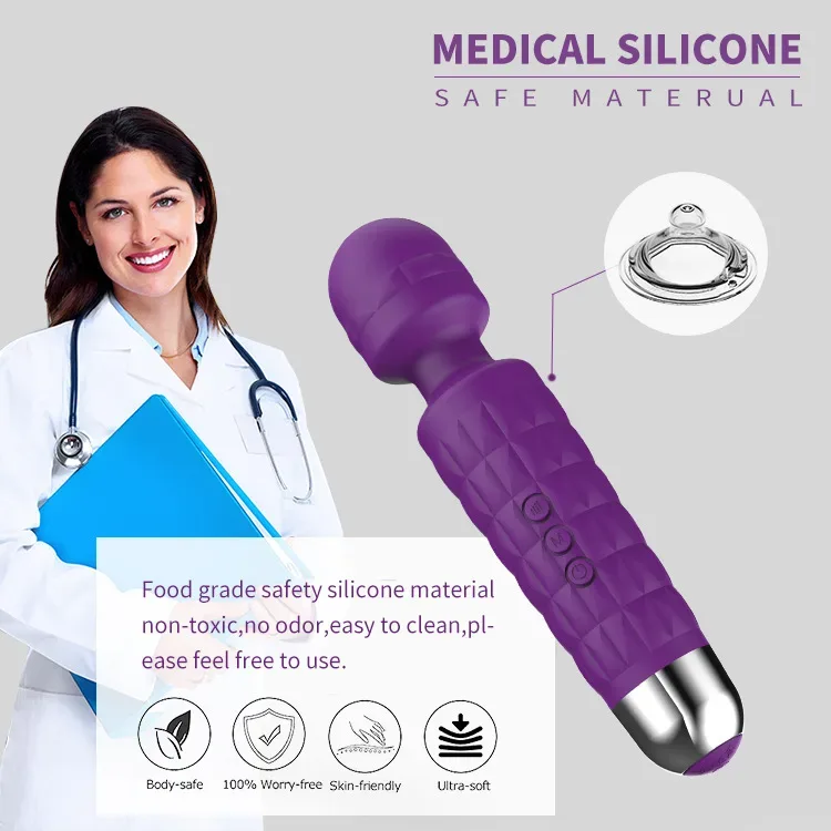 Portable Magic Wand Massager Women Vibrator 3 Portable Magic Wand Massager Women Vibrator 3