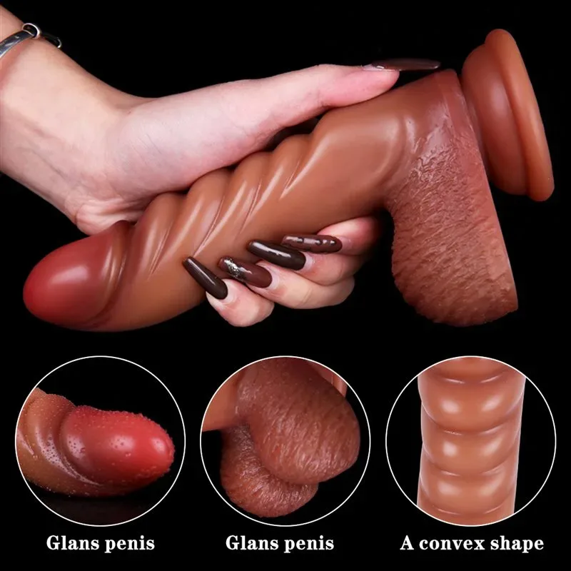 7.5 IN Life Size Liquid Silicone Convex Dildo 3 7.5 IN Life Size Liquid Silicone Convex Dildo 3