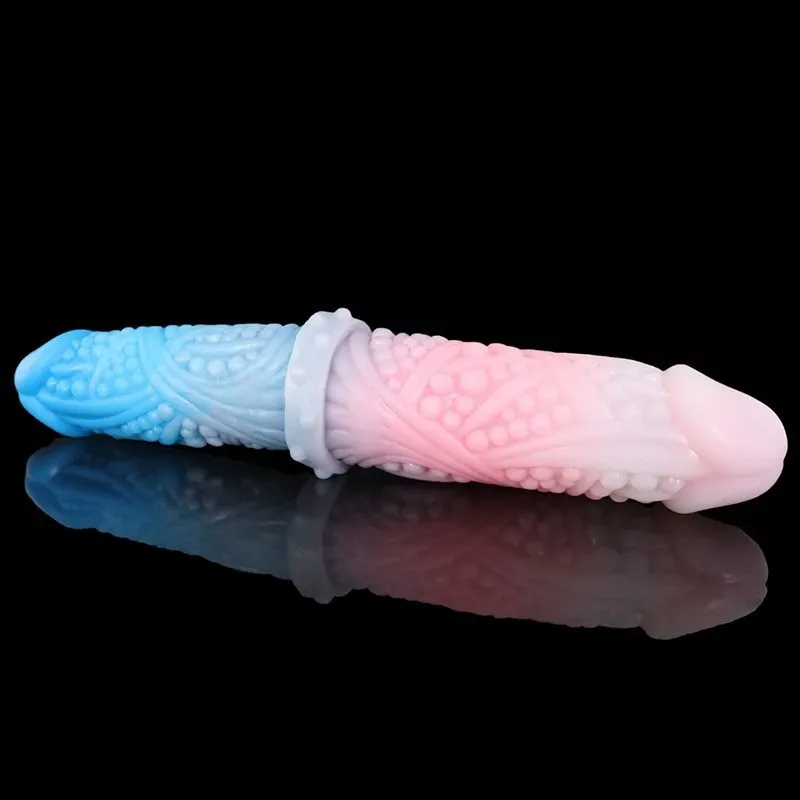 10.5 IN Flexible Beaded Double Penetration Dildo 2 10.5 IN Flexible Beaded Double Penetration Dildo 2